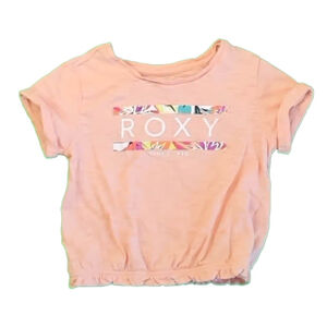 Roxy Girls Peach Floral Apparel Sets size: 6 Years